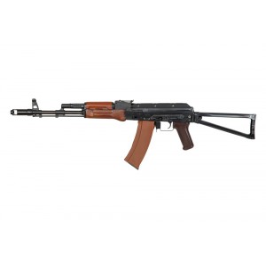 Страйкбольный автомат E&L ELAKS74N AEG Essential Steel and real wood - EL-A105S